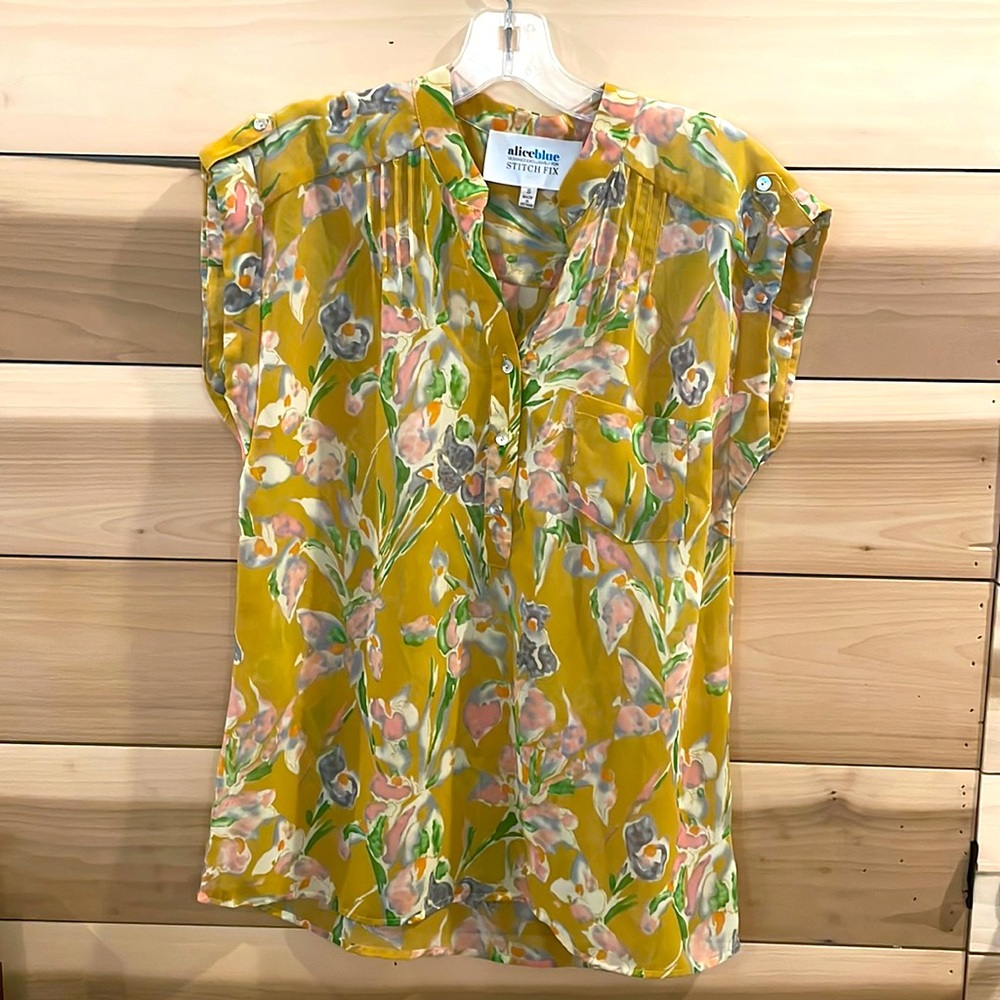 Alice Blue made for Stitch Fix Blouse